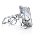 thumbnail image 1 of for Samsung Galaxy S24 FE Case with Camera Lens Protector, [1x Screen Protector] Rugged Shockproof Kickstand Bumper Ring Holder Slim Fit Drop Proof Phone Case for Samsung Galaxy S24 FE, Gray, 1 of 8