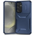 thumbnail image 1 of for Samsung Galaxy S24 FE Case with Camera Lens Protector, Heavy Duty Shockproof Anti-Scratch Rugged Hybrid TPU PC Back Cover Phone Case for Samsung Galaxy S24 FE, Blue, 1 of 6