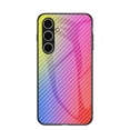 thumbnail image 1 of for Samsung Galaxy S24 FE Case, Carbon Fiber Pattern Tempered Glass Phone Case, Lightweight Slim Shockproof Protective Cover, Anti-Scratch Stained Glass Shell for Samsung Galaxy S24 FE, Color, 1 of 11