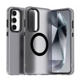 thumbnail image 1 of for Samsung Galaxy S24 FE Case Compatible with Magsafe, Samsung Galaxy S24 FE Phone Case, Translucent Matte Back Slim Magnetic Case Military-Grade Protection Shockproof for S24 FE - Black, 1 of 6