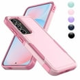 thumbnail image 1 of For Samsung Galaxy S24 FE Case, Njjex Shockproof Heavy Duty Rugged Dual Layer Cover with Military Grade Protection, Non-Slip Textured Bumper - Rose Pink, 1 of 6