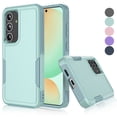thumbnail image 1 of For Samsung Galaxy S24 FE Case, Shockproof Heavy Duty Rugged Phone Case for Samsung Galaxy S24 FE, Tekcoo Military Grade Protection Dual Layer Sturdy Durable Cover Cute Bumper - Mint, 1 of 11
