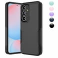 thumbnail image 1 of Samsung Galaxy S24 FE Case,Sturdy Phone Case for Galaxy S24 FE 2024 6.7 inch,Njjex Shockproof Protection Heavy Duty Armor Hard Plastic & Rubber Rugged Bumper 2-in-1 Case Cover-Black, 1 of 6
