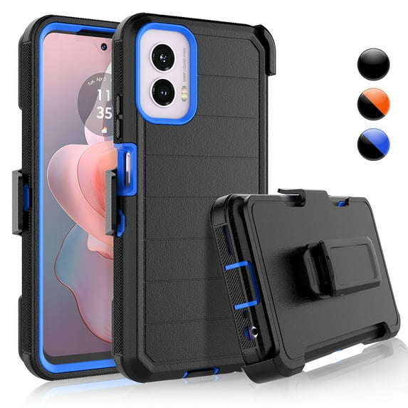 Samsung Galaxy S24 FE Case,Sturdy Phone Case for Galaxy S24 FE 2024 6.7 inch,Njjex Shockproof Protection Heavy Duty Armor Hard Plastic & Rubber Rugged Bumper 2-in-1 Case Cover-Pink