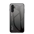 thumbnail image 1 of for Samsung Galaxy S24 FE Case,Tempered Glass Gradient Color Pattern + TPU Frame Hybrid Slim case for Samsung Galaxy S24 FE, Case Anti-Scratch Anti-Drop Anti-fingerprint, Gray, 1 of 10