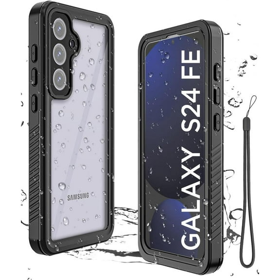 for Samsung Galaxy S24 FE Case Waterproof, IP68 Underwater, Full Heavy Duty Protection, Built-in Screen&Camera Protector, Military Shockproof Dropproof Rugged Phone Case for S24 FE 6.7"