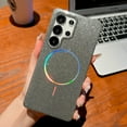 thumbnail image 1 of For Samsung Galaxy S24 FE Magnetic Phone Case,Compatible with Mag-safe,Luxury Cute Glitter Designing,Shockproof Anti-fall Glitter Bling Sparkly Ultra Slim Rugged Thin Fit Phone Case Cover,Gray, 1 of 7