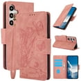 thumbnail image 1 of for Samsung Galaxy S24 FE Wallet Case, [RFID Blocking] Card Holder Kickstand PU Leather Flip Wallet Phone Case Shockproof Protective Cover Compatible with Samsung Galaxy S24 FE, Pink, 1 of 7