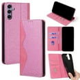 thumbnail image 1 of for Samsung Galaxy S24 FE Wallet Case, Women Girls PU Leather Flip Case [RFID Blocking] Credit Card Holder Folio Flip Magnetic Stand TPU Shockproof Protective Cover for Samsung Galaxy S24 FE - Pink, 1 of 9