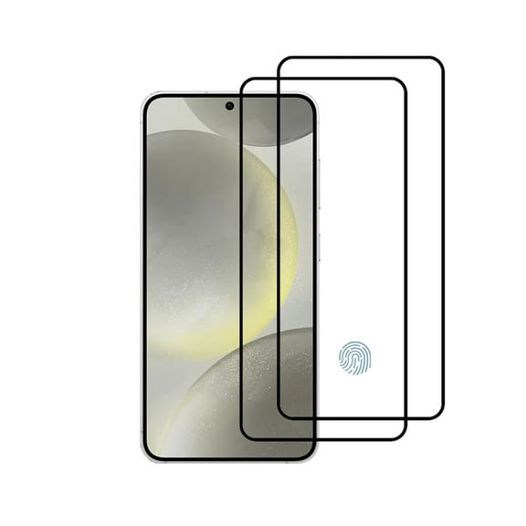 for Samsung Galaxy S24 Full Coverage Screen Protector - 2PCS Clear Scratch Resistant Screen Tempered Glass for Samsung Galaxy S24 [Support Fingerprint ID]