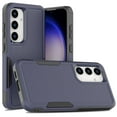 thumbnail image 1 of for Samsung Galaxy S24+ Heavy Duty Case,Stylish 2 in 1 Military Grade Armor PC+TPU Silicone Hybrid Rugged Shockproof Glossy Grip Edge Protective Anti-Scratch Back Phone Cover,Darkblue, 1 of 5