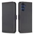 thumbnail image 1 of for Samsung Galaxy S24 Phone Case, [3 Credit Card Slots] Slim Flip Folio Book Shockproof Holder Stand Case, Classic Full Body Protective Women Men for Galaxy S24 Wallet Cover, Black, 1 of 8