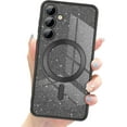 thumbnail image 1 of for Samsung Galaxy S24 Plus 5G Magnetic Case, Luxury Sparkle Glitter Case Cover Soft TPU Full Camera Lens Protection Bling Anti-Scratch Shockproof Case for Samsung Galaxy S24 Plus-Black, 1 of 14