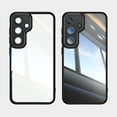thumbnail image 1 of for Samsung Galaxy S24 Plus Case Clear Slim, [Built in Lens Protector] [Non Yellowing] TPU Bumper Transparent Back Hard Shell Shockproof Thin for Men Women for Samsung Galaxy S24 Plus, Black, 1 of 5