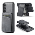 thumbnail image 1 of for Samsung Galaxy S24 Plus Case [Compatible with MagSafe] with Removable Card Holder Magsafe case Wallet 2 in 1 Detachable Back Cards Slot Premium PU Leather Magnetic Car Holder Mount case, Gray, 1 of 10