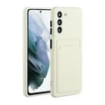 thumbnail image 1 of for Samsung Galaxy S24 Plus Case with Credit Card Holder Slot TPU Soft Silicone Scratch-Resistant Slim Wallet Case Protective Phone Cover for Samsung Galaxy S24 Plus, White, 1 of 6