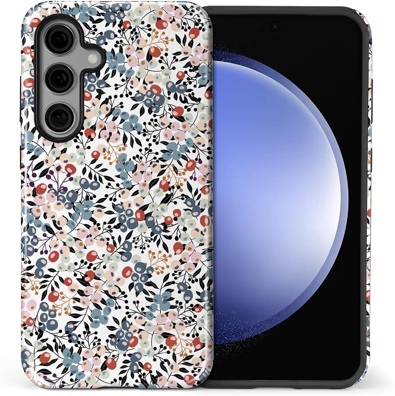 for Samsung Galaxy S24 Plus Case, Dual-Layer Hard Shell, Silicone Phone ...