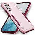 thumbnail image 1 of for Samsung Galaxy S24 Plus Case, Dual Layers Shell Hard PC + Soft TPU Back Shell Heavy Duty Military Drop Protection Rugged Shockproof Hybrid Case for Samsung Galaxy S24 Plus, Pink/Rose, 1 of 6