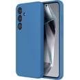 thumbnail image 1 of for Samsung Galaxy S24 Plus Case, Liquid Silicone Phone Case with Microfiber Lining Camera Protection Anti-Scratch Shockproof Cover for Galaxy S24+ - Blue, 1 of 14