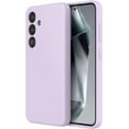 thumbnail image 1 of for Samsung Galaxy S24 Plus Case, Liquid Silicone Phone Case with Microfiber Lining Camera Protection Anti-Scratch Shockproof Cover for Galaxy S24+ - Lavender, 1 of 13
