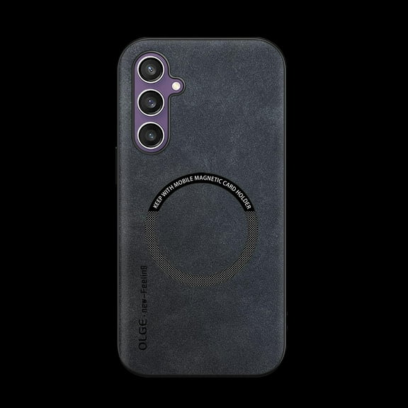 for Samsung Galaxy S24 Plus Case Magnetic, Compatible with Magsafe & Car Mount Slim Fit Shockproof Anti-Scratch Bumper Drop Protection Phone Case for Samsung Galaxy S24+, Black