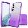thumbnail image 1 of Samsung Galaxy S24 Plus Case, Rosebono Hybrid Gradient Transparent Soft TPU Clear Skin Cover Protection Case For Samsung Galaxy S24 Plus (Purple), 1 of 4