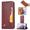 thumbnail image 1 of for Samsung Galaxy S24 Plus Case Wallet, Business Design with Card Slot Photo Kickstand Magnetic Soft PU Leather Flip Fold Case for Samsung Galaxy S24 Plus Wallet Case,Winered, 1 of 5