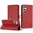 thumbnail image 1 of Samsung Galaxy S24 Plus Case, Wallet Multiple Compartments Full Protection Red, 1 of 6