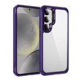 thumbnail image 1 of for Samsung Galaxy S24 Plus Clear Case, [Not Yellowing] [Military-Grade Drop Protection] Lightweight Slim Transparent Phone Case for Samsung Galaxy S24 Plus Shockproof Cover, Purple, 1 of 7