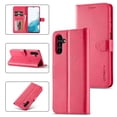 thumbnail image 1 of for Samsung Galaxy S24 Plus Flip Wallet Case, Classic Card Slots Kickstand Strong Magnetic Premium PU Leather Drop Protective Shockproof Phone Case for Samsung Galaxy S24 Plus, Rose, 1 of 8