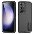 thumbnail image 1 of For Samsung S24 Plus Military Grade Dual Layer Shockproof Phone Case Build With Kickstand Cover for Galaxy S24 Plus 5G 6.6"(Black), 1 of 8