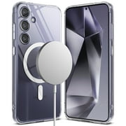 Samsung Galaxy S24 Plus Ringke [Fusion Magnetic] Clear Shockproof Heavy Duty Anti-Yellowing Case