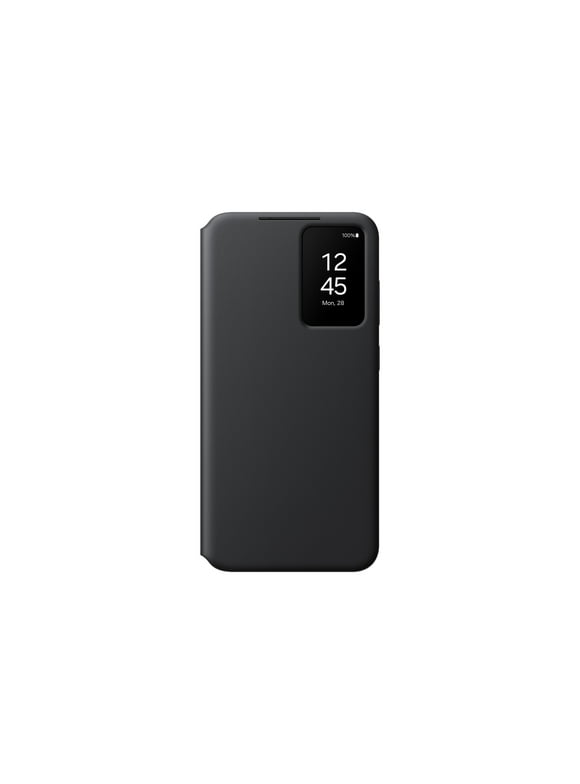 Samsung Galaxy S24+ S-View Wallet Phone Case, Black