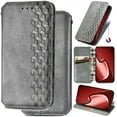 thumbnail image 1 of for Samsung Galaxy S24+/S24 Plus Leather Phone Case Wallet, Built in Magnetic Folio Flip Cover Ultra Thin Slim, Multi Hidden Card Holder Cash Slot, Fashion Plaid Lining, Kickstand, 1 of 8