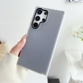 thumbnail image 1 of for Samsung Galaxy S24 Slim Case Cute Jelly Color Cover, Clear PC Color Silicone Cute Dual-Layers Shockproof Scratch Resistant Protective Phone Case for Samsung Galaxy S24, Gray, 1 of 8