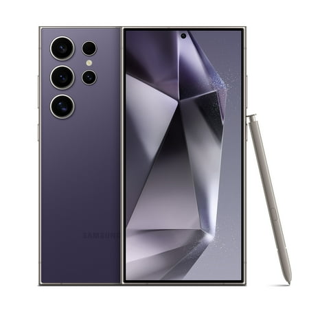 Samsung Galaxy S24 Ultra 256GB US Version, Unlocked Android Smartphone with 200MP Camera, 8K Video, Long Battery - Titanium Violet