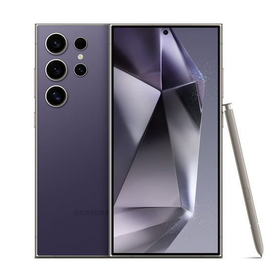 Samsung Galaxy S24 Ultra 256GB US Version, Unlocked Android Smartphone with 200MP Camera, 8K Video, Long Battery - Titanium Violet