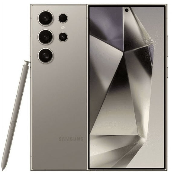 Unlocked Samsung Galaxy S24 Ultra Cell Phone 512GB 12GB RAM Titanium Gray