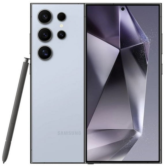 Restored Samsung Galaxy S24 Ultra 5G SM-S928U 256GB Titanium Blue (US Model) - Factory Unlocked Cell Phone (Refurbished)