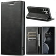 thumbnail image 1 of for Samsung Galaxy S24 Ultra Business Wallet Case, with [RFID Blocking] Card Slots Stand Strong Magnetic PU Leather Flip Fold Protective Phone Case for Samsung Galaxy S24 Ultra,Black, 1 of 5