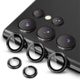 thumbnail image 1 of for Samsung Galaxy S24 Ultra Camera Lens Protector, 9H Tempered Glass Camera Cover Screen Protector Metal Individual Ring for Samsung Galaxy S24 Ultra, Black, 1 of 4