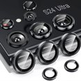 thumbnail image 1 of for Samsung Galaxy S24 Ultra Camera Lens Protector, Case-Friendly, Ultra-HD 9H Tempered Glass Screen Protector, Anti-Scratch, Space Titanium Military-Grade Drop Protection,Black,2 Pack, 1 of 5