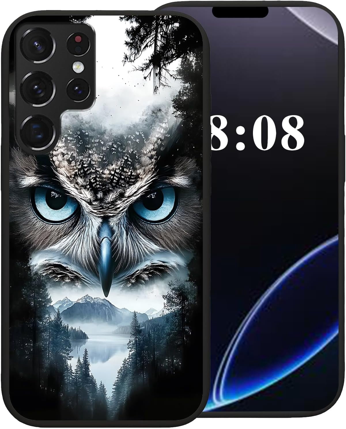 for Samsung Galaxy S24 Ultra Case,Black Soft TPU Silicone Shockproof ...