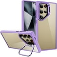 thumbnail image 1 of for Samsung Galaxy S24 Ultra Case Clear Shockproof Anti-Scratch Cover Protect Camera Lens Samsung Galaxy S24 Ultra Phone Case with Ring Stand Slim Black Rugged Heavy Duty (Purple), 1 of 14