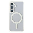 thumbnail image 1 of for Samsung Galaxy S24 Ultra Case Magnetic [Support Magsafe Charger] Wireless Anti-Scratch Shockproof Clear Four Corner Cushion Durable Anti-Dropping Cover for Samsung Galaxy S24 Ultra, White, 1 of 7
