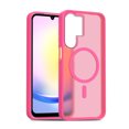 thumbnail image 1 of for Samsung Galaxy S24 Ultra Case: Magnetic Translucent Matte Shockproof Slim Compatible with MagSafe - Military Grade Drop Proof Hard Back Anti-Fingerprint Protective Cell Phone Cover,Rose, 1 of 7