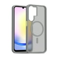thumbnail image 1 of for Samsung Galaxy S24 Ultra Case: Magnetic Translucent Matte Shockproof Slim Compatible with MagSafe - Military Grade Drop Proof Hard Back Anti-Fingerprint Protective Cell Phone Cover,Gray, 1 of 7