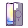 thumbnail image 1 of for Samsung Galaxy S24 Ultra Case: Magnetic Translucent Matte Shockproof Slim Compatible with MagSafe - Military Grade Drop Proof Hard Back Anti-Fingerprint Protective Cell Phone Cover,Darkpurple, 1 of 7