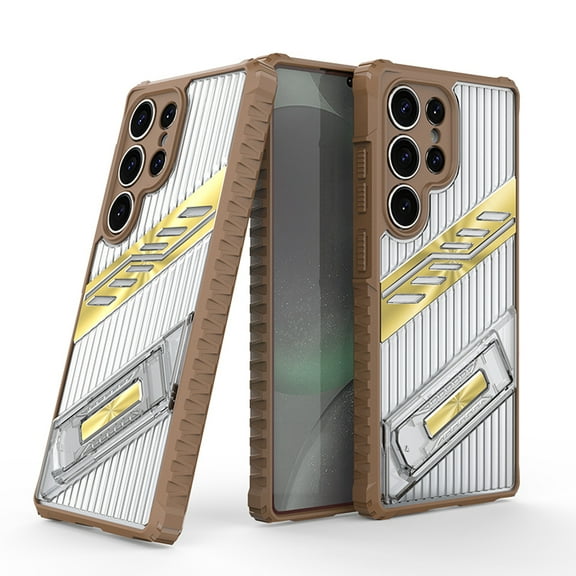 For Samsung Galaxy S24 Ultra Case for Men,Heavy Duty Corner Enhanced Protection with Kickstand Shockproof Anti-Scratch Slim Fit Lightweight Sturdy Hard Cover for Samsung Galaxy S24 Ultra,Desertgold