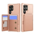 thumbnail image 1 of for Samsung Galaxy S24 Ultra Case Premium Leather RFID Blocking Wallet with Card Holder, Back Flip Cover Kickstand Magnetic Closure Shockproof Heavy Duty Case for Samsung Galaxy S24 Ultra,Rosegold, 1 of 8